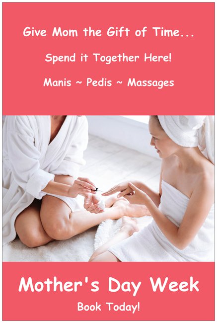 Give Mom the Gift of Time... Mother's Day Week