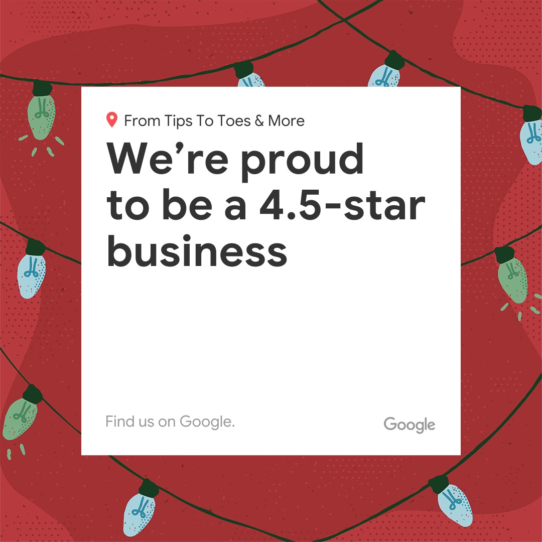 Google. Rating Post Google Rating – Social Post | From Tips to Toes