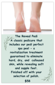 reveal pedi 58
